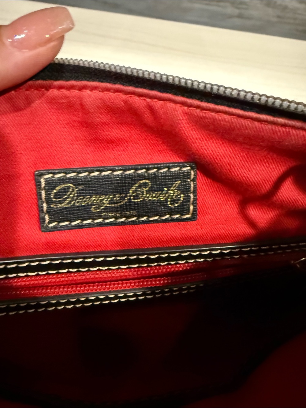 Dooney & Bourke Gray & Black Signature Crossbody with Charm - Picture 5 of 7